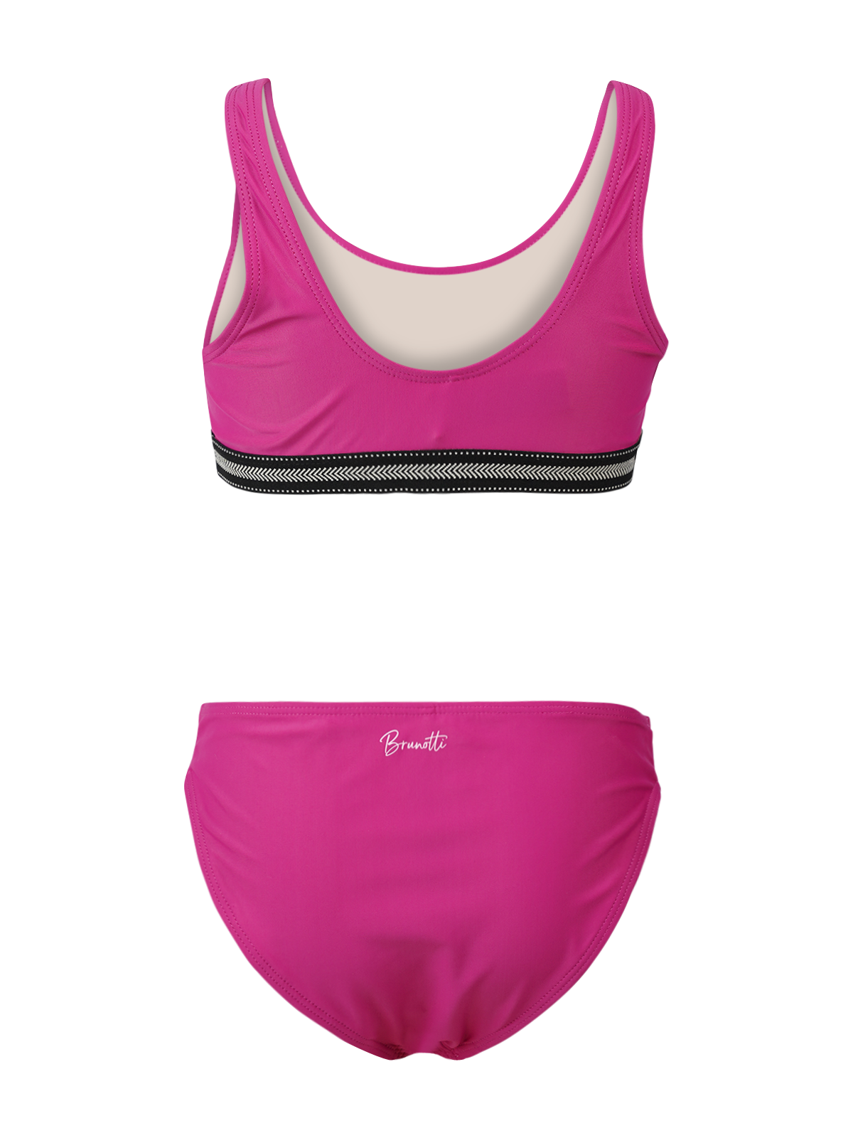 Brunotti Bustier-Bikini, 2 Stk. mit kontrastfarbenen Bund