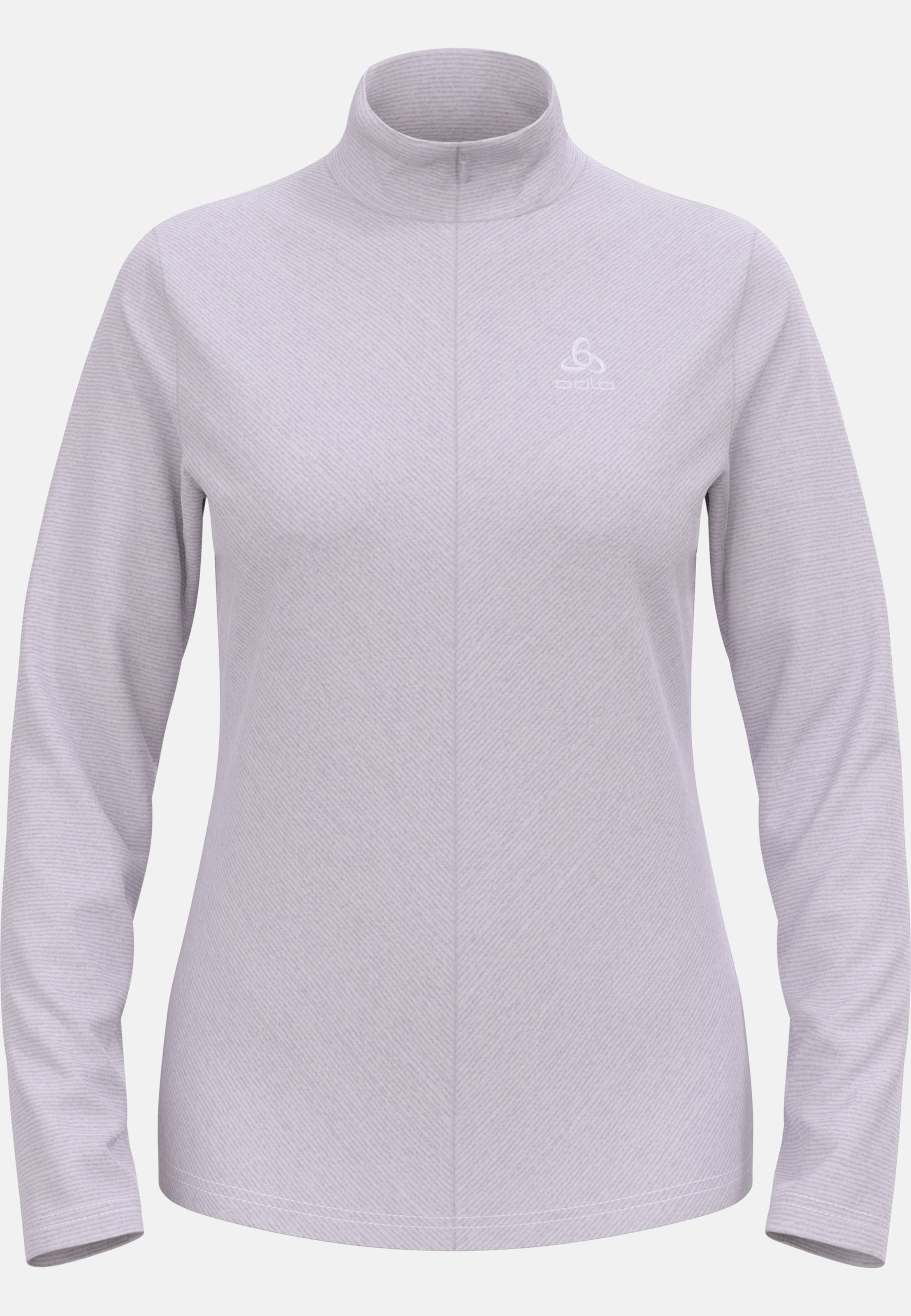 Damen Roy Mid Layer mit Halbreissverschluss in misty lilac - gray ridge