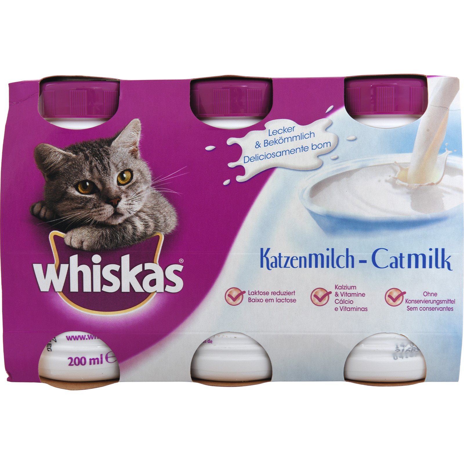 Whiskas Milch 3x200ml