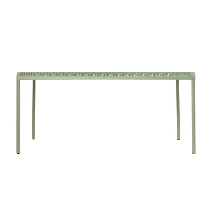 Ferm Living - Dapple Gartenesstisch, 160 x 90 cm, dark chocolate