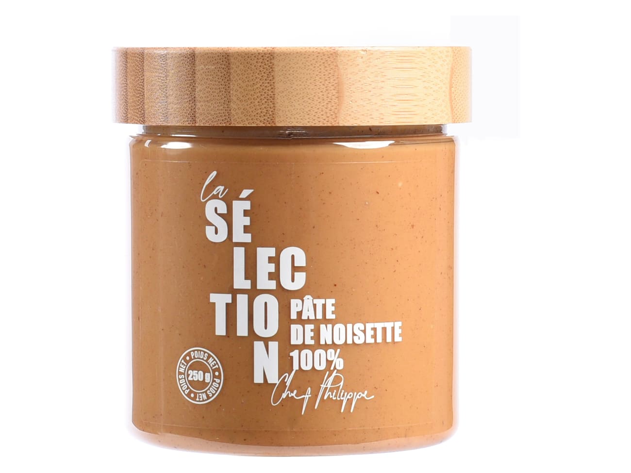 Pâte de noisette Piémont 100% - 250 g - Sélection Chef Philippe - Comptoir du Praliné
