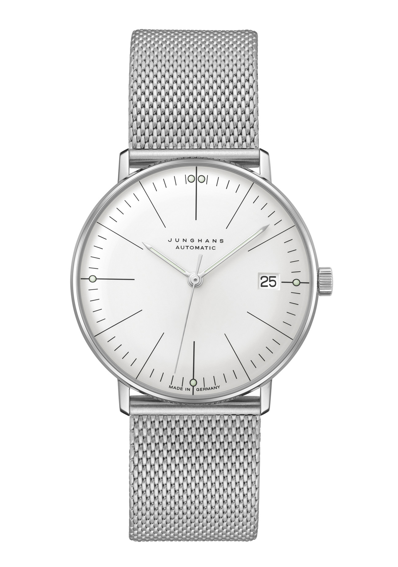 Junghans Max Bill Kleine Automatik Damenuhr Silber