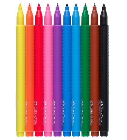 Faber-Castell Tuschen - Grip - 10 st. - Bunt