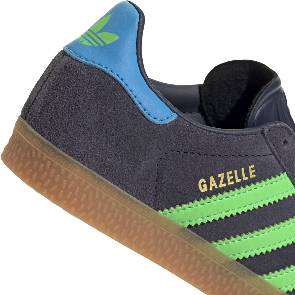 Køb adidas Originals Shadow Navy/Screaming Green/Lucid Aquamarine Gazelle C Sneakers