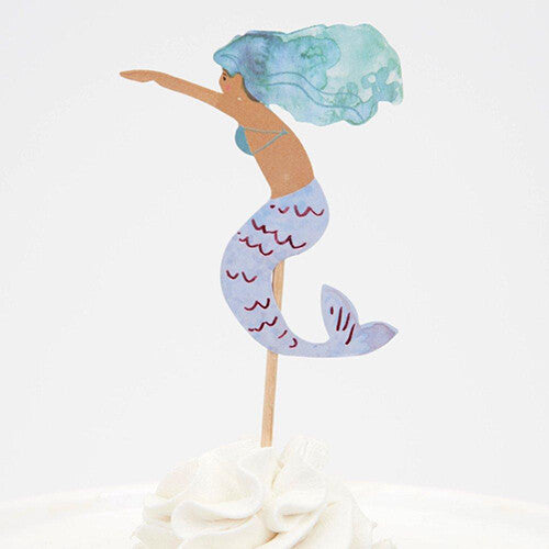 Meri meri cupcake set zeemeerminnen - 24st
