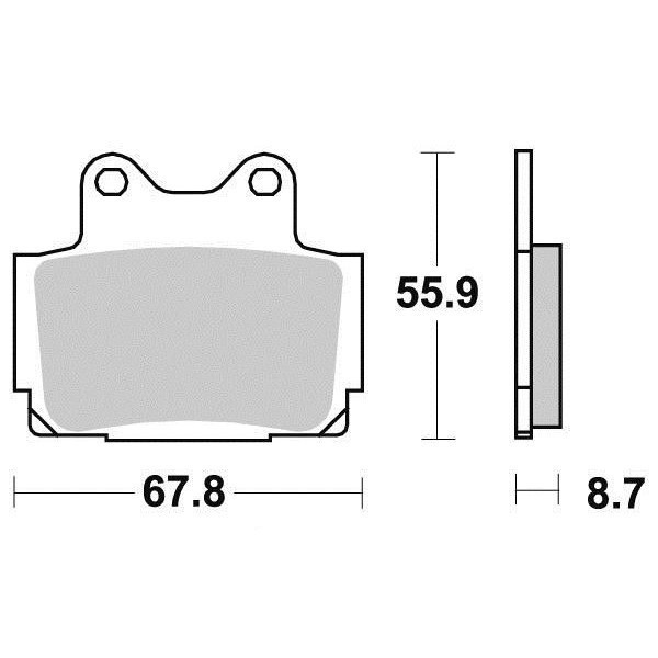 Sifam - Plaquettes de frein S1024N