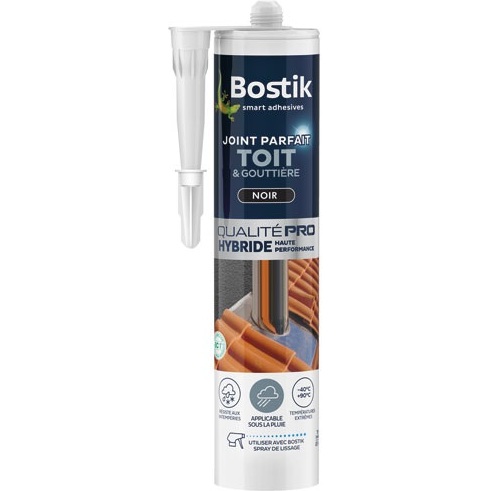 Matic Joint parfait toit et gouttière - cartouche - noir - 280 mL