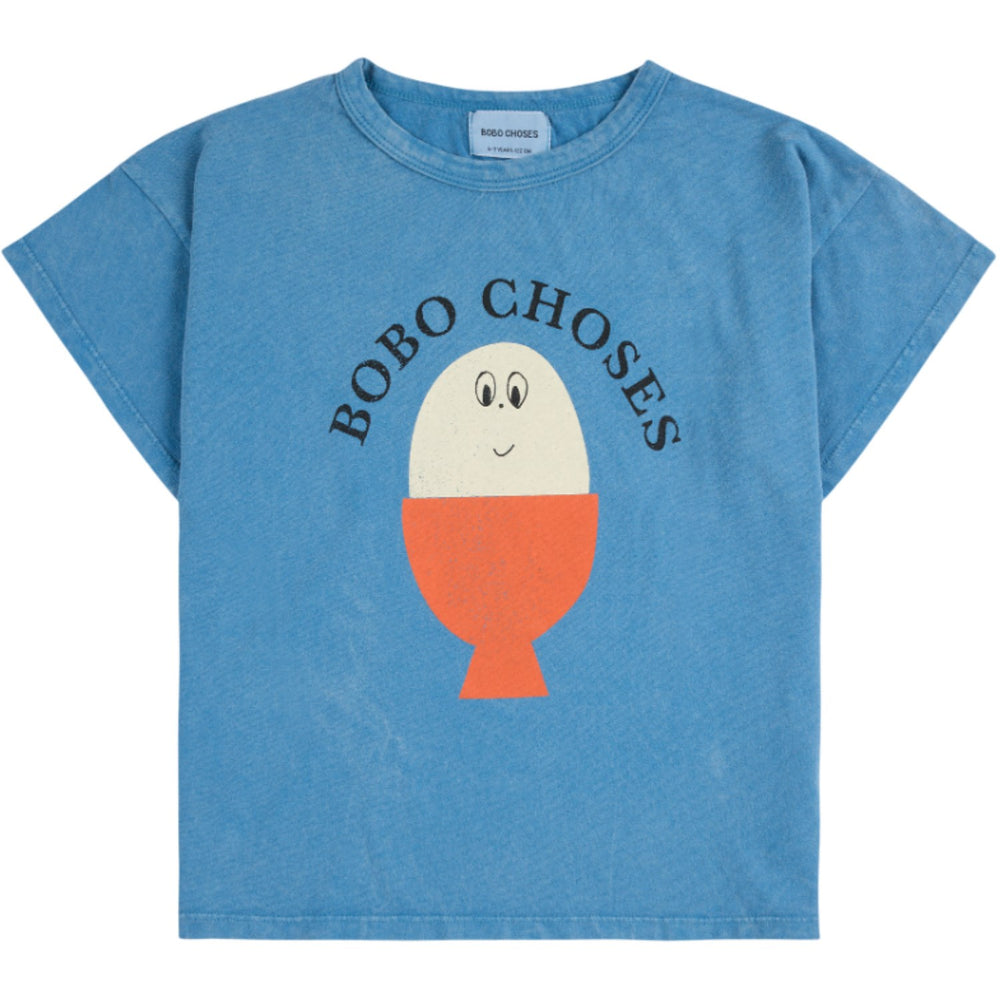 Køb Bobo Choses Lys Blue Morning Egg T-Shirt