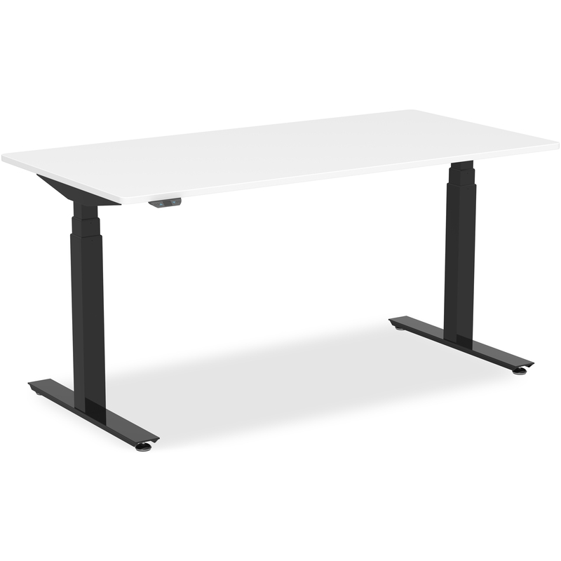 Elektrisch höhenverstellbarer Schreibtisch VEROM, 180 x 80 cm, weiss