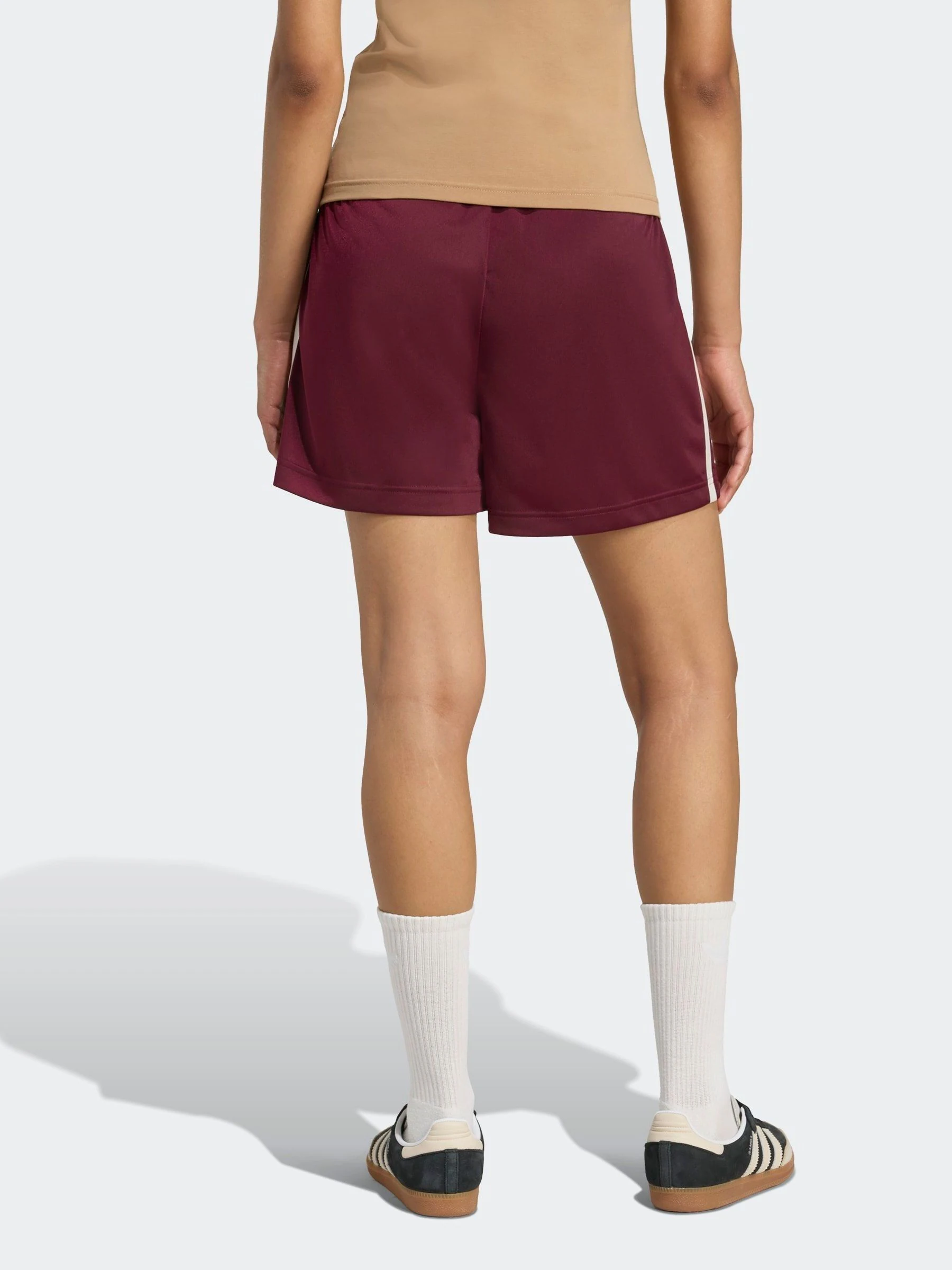 Kastanjebruinrood - Adidas Original Firebird shorts