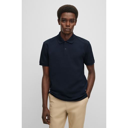 Boss Black Pallas Polo T-shirt, Dark Blue, XL