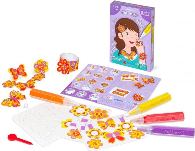Sabbiarelli - Zandschilderen Set Sieraden - Creatieve Knutselset voor Kinderen