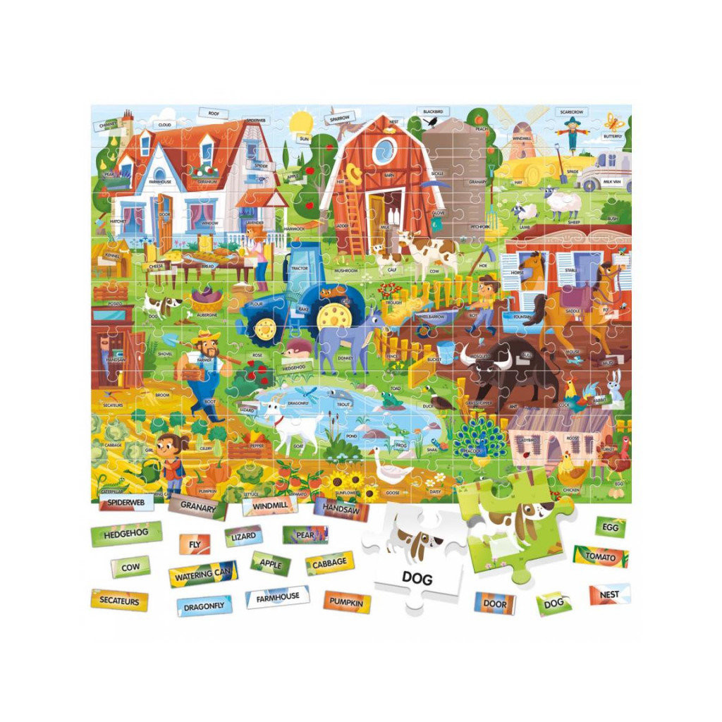 Easy English 100 Words Farm