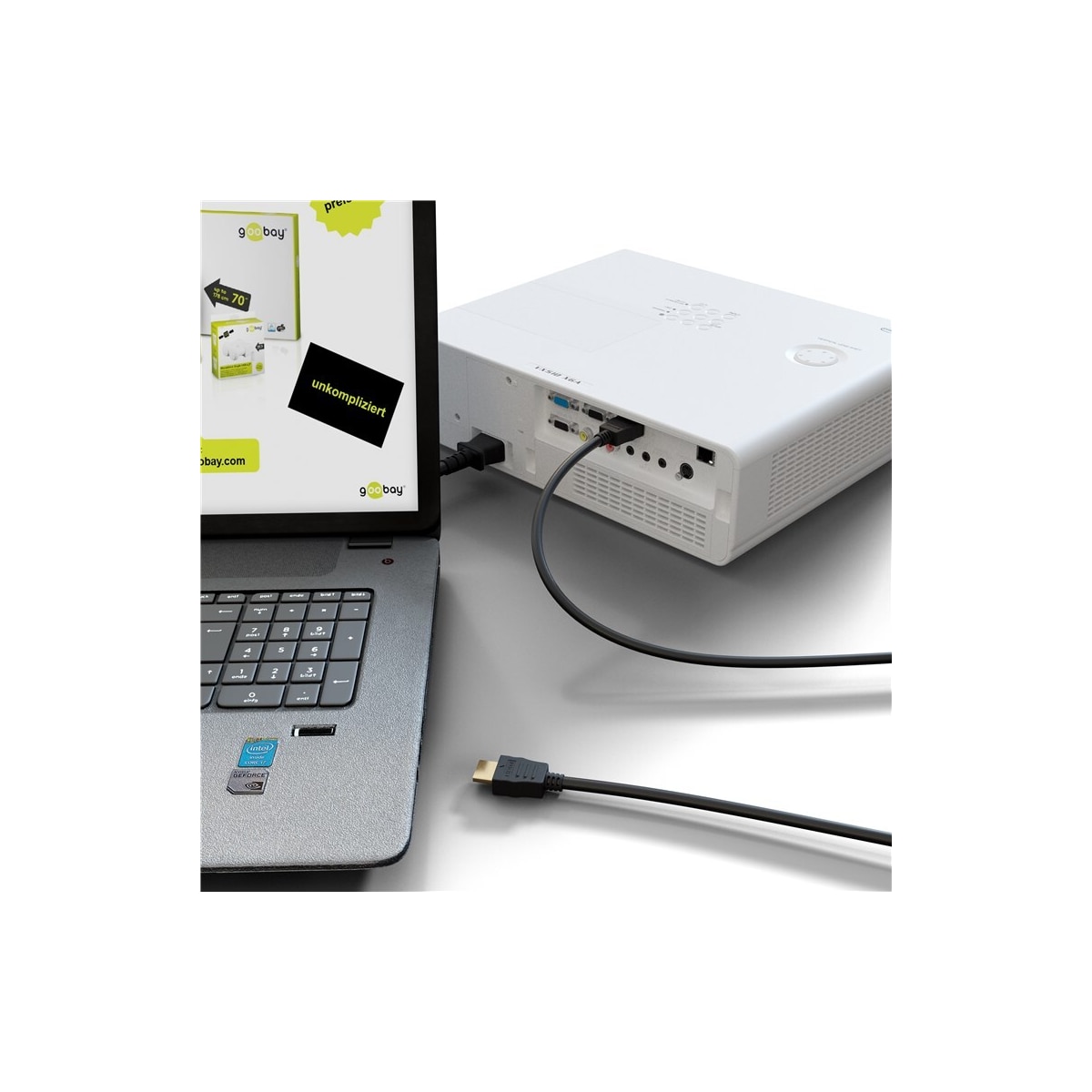 Høyhastighets HDMI™-kabel med Ethernet