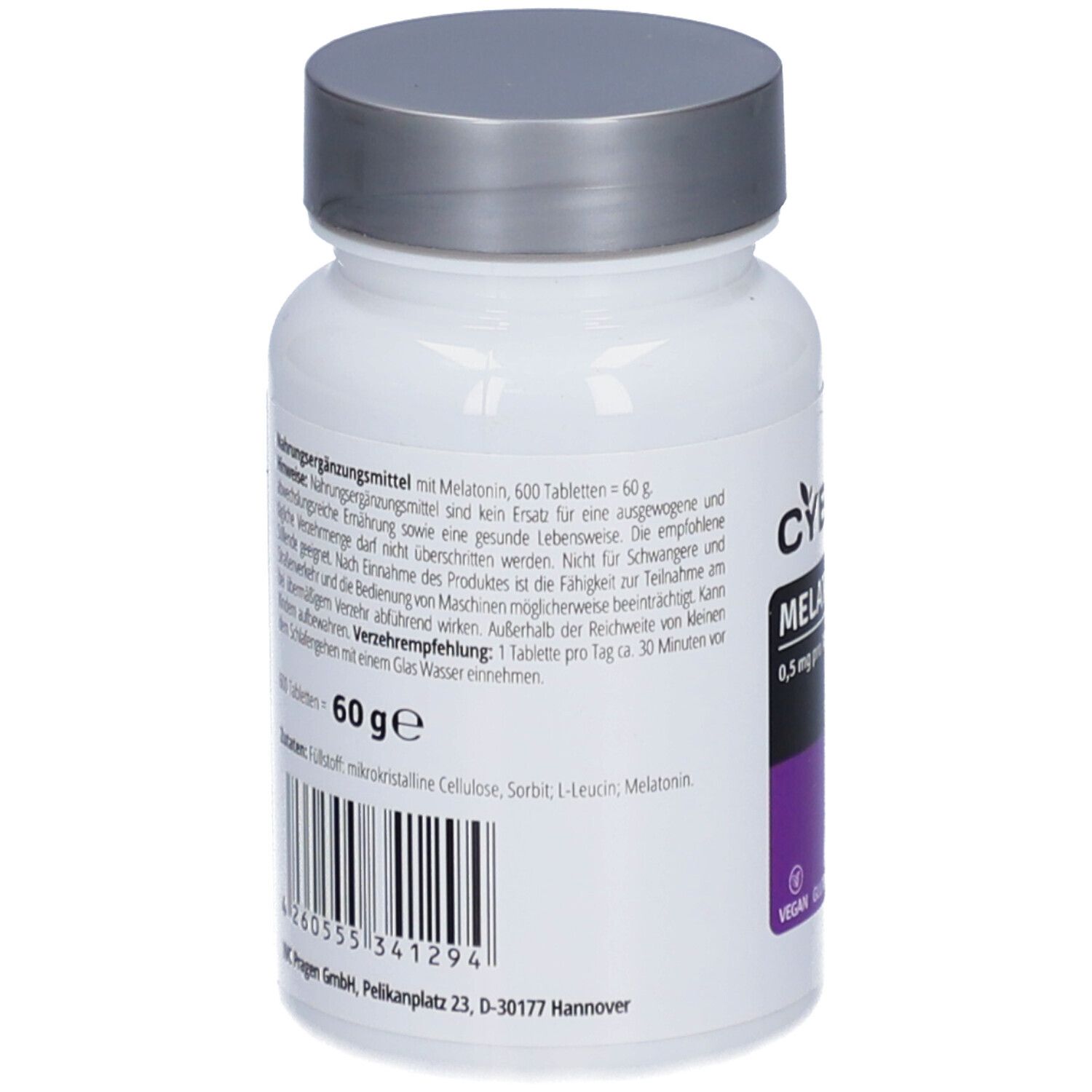 CYB MELATONIN 0,5 mg vegan Tabletten