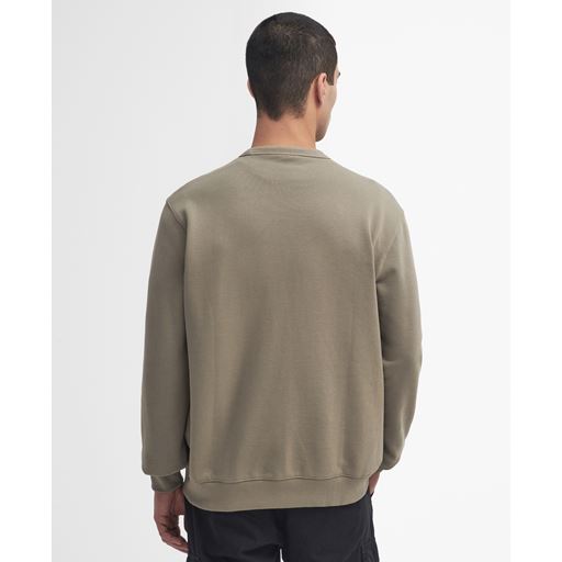 Barbour International Otis Logo Crew Neck Sweatshirt, Brindle, XXL