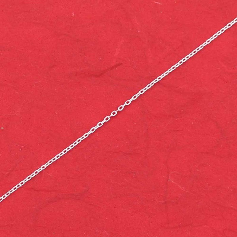 Chaine forçat argent massif 50 cm