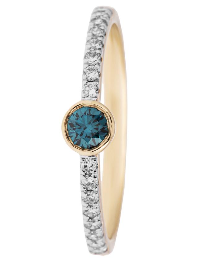 Rivière-Ring, Diamanten, Gold 585