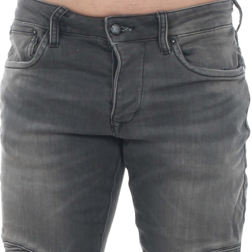 Jack & Jones - 12126420 JJIGLENN JJRYDER GE 106 INDIGO KNIT GREY DENIM Gris
