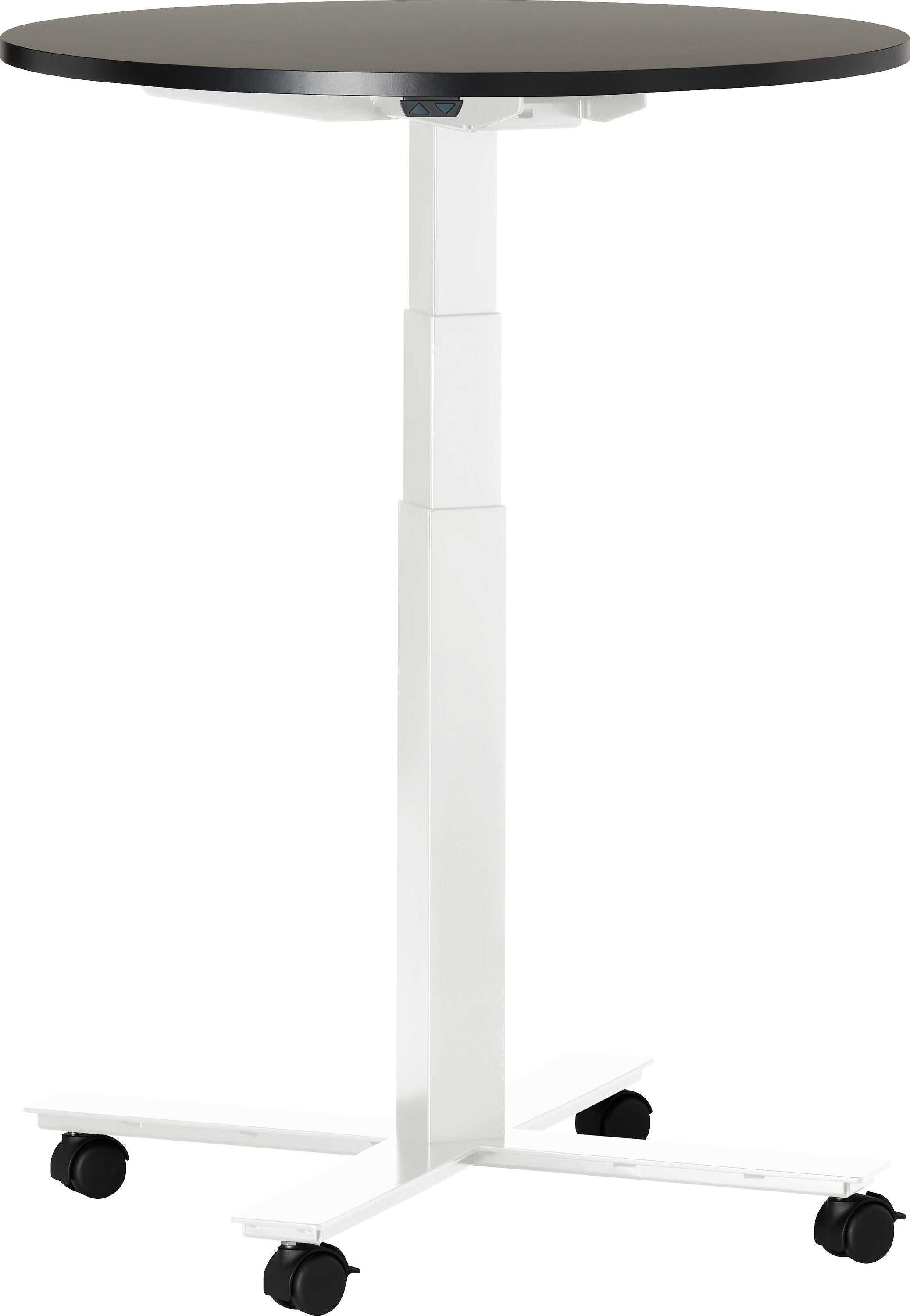FLEXCUBE Besprechungstisch höhenverstellbar - Schwarz / H: 66.5 cm