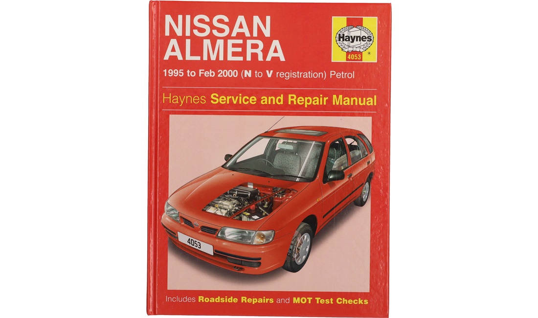 Reparationshåndbog Almera 1,4+1,6 9/95-2/00