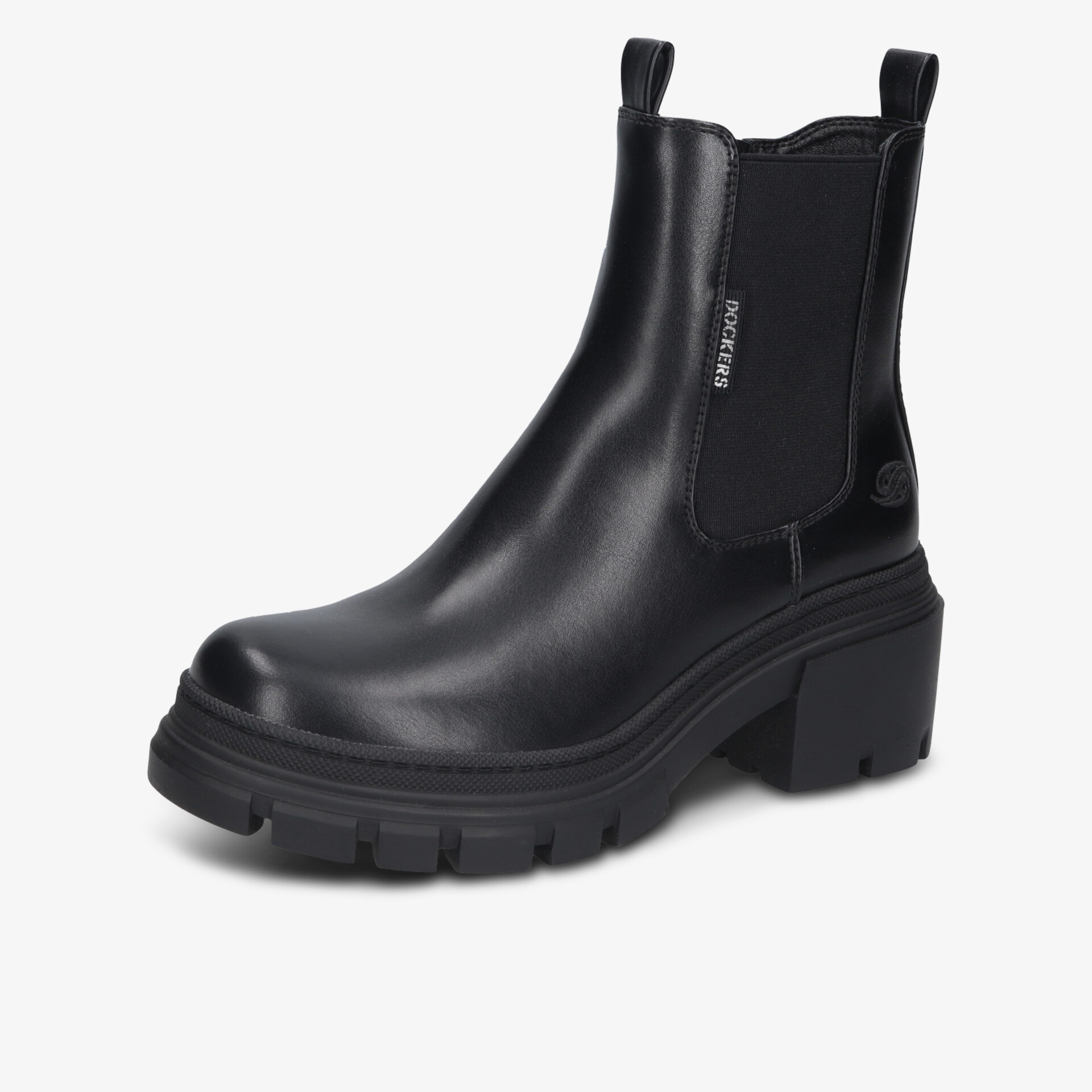 Dockers Damen Chelsea Boots schwarz