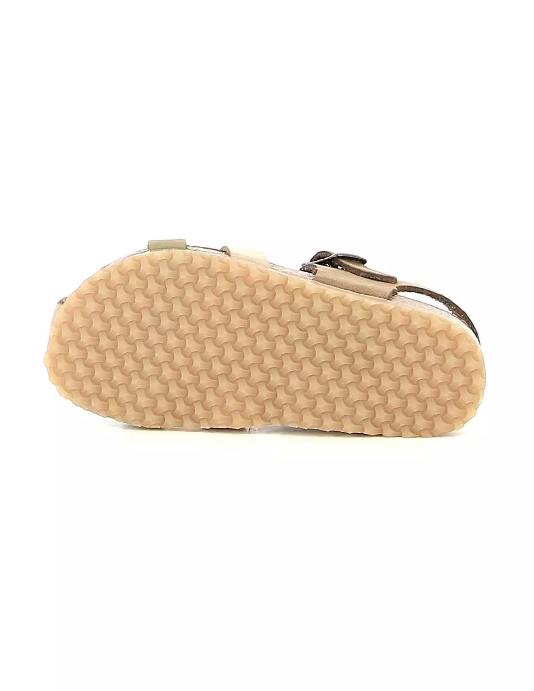 PLAKTON POLKA - Sandales & nu-pieds Kakisablechataigne