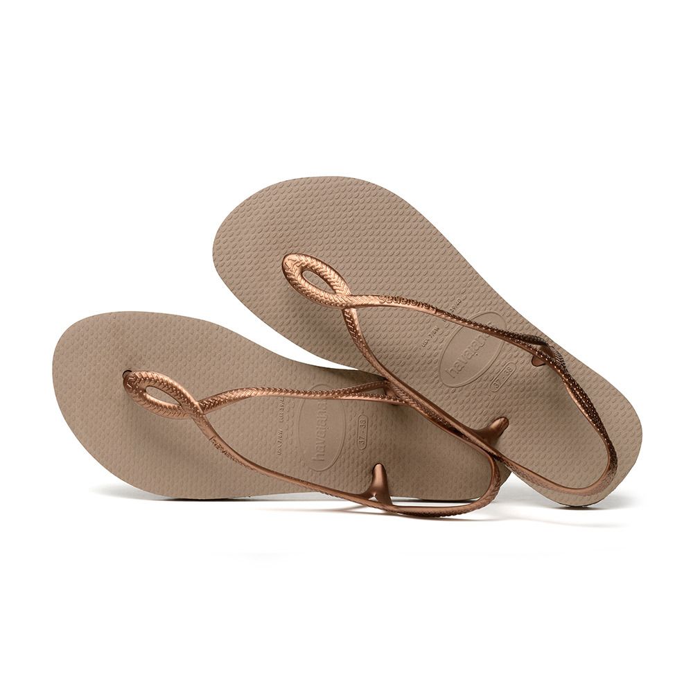 Havaianas LUNA - Sandales Femme rose gold/rose gold