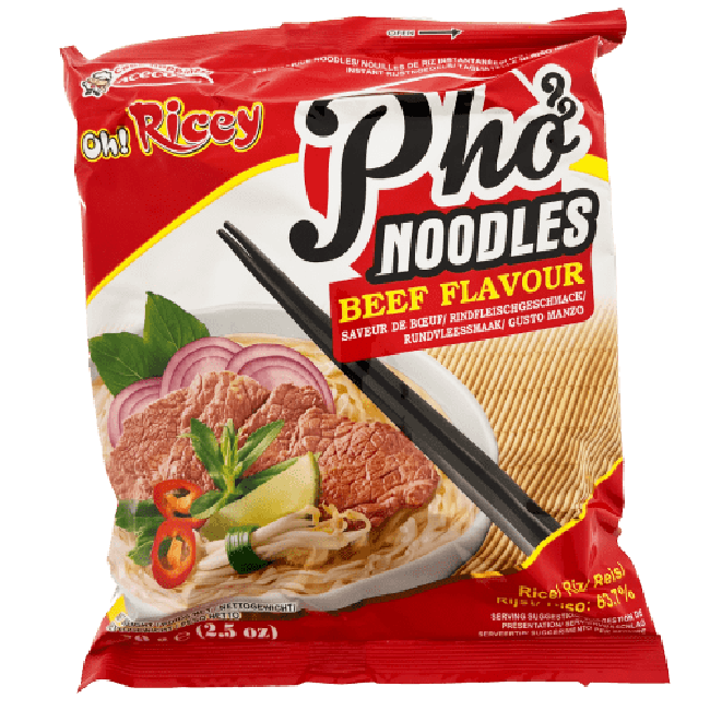 Acecook Oh Ricey Instant Rijstnoedels Rund 70g