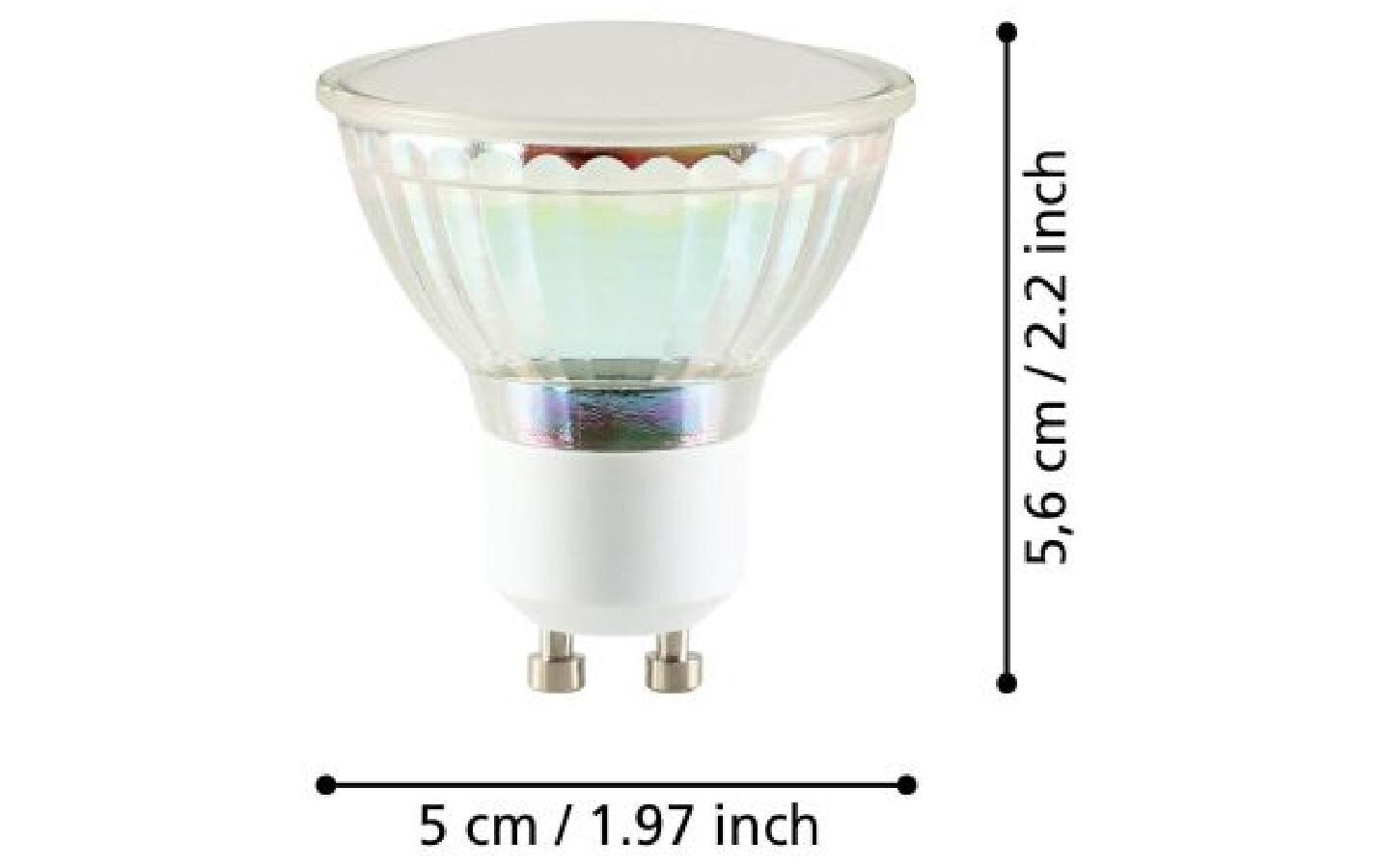 Lampe 4.6 W GU10 NeutralweissLED-Leuchtmittel aus satiniertem Glas