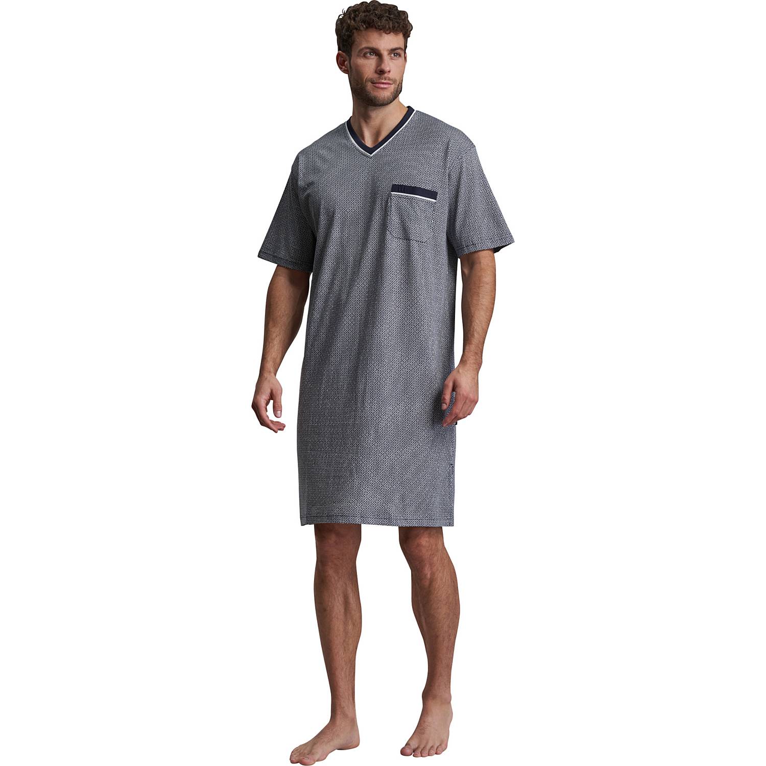 Götzburg Single-Jersey Herren-Nachthemd