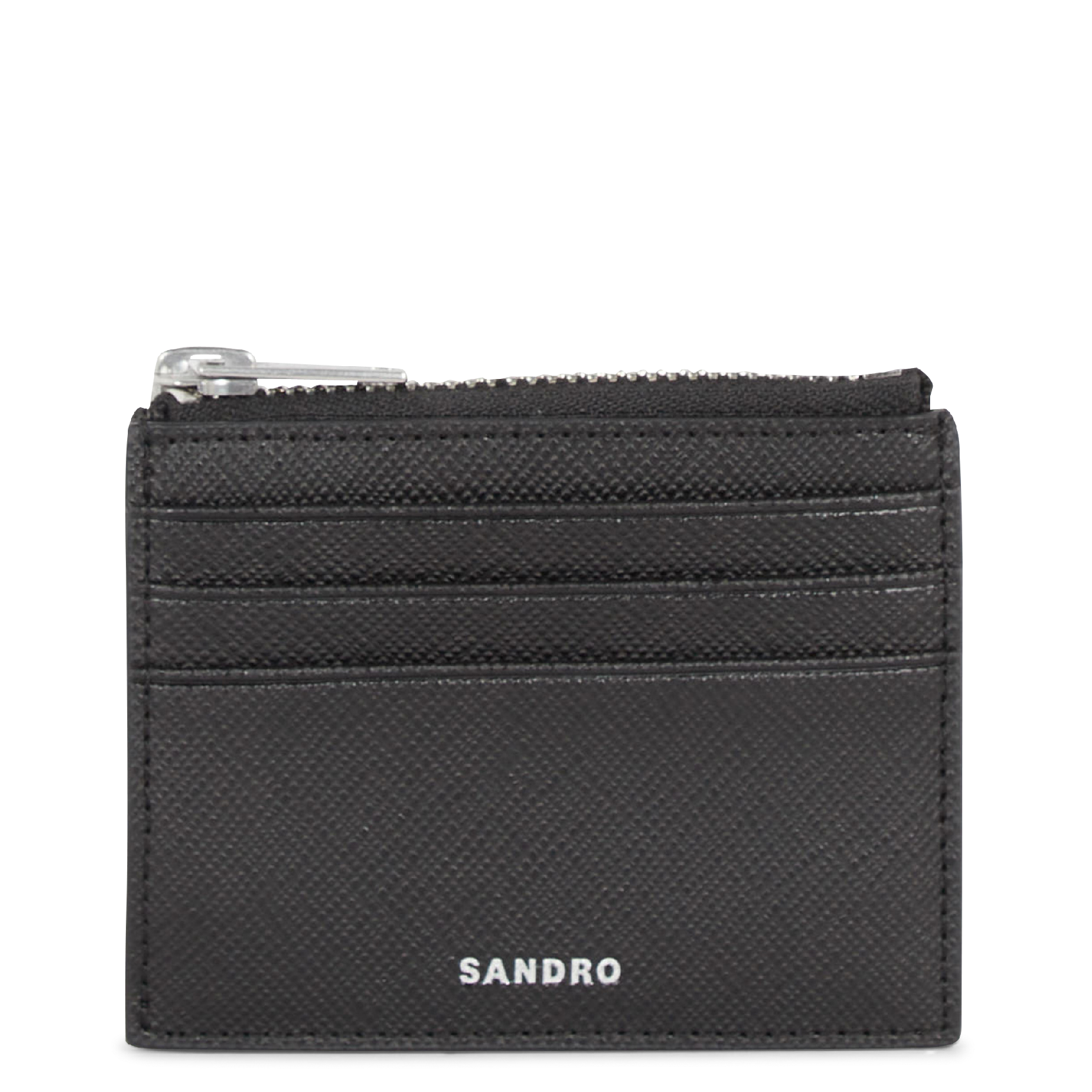 Porte-cartes en cuir | Noir