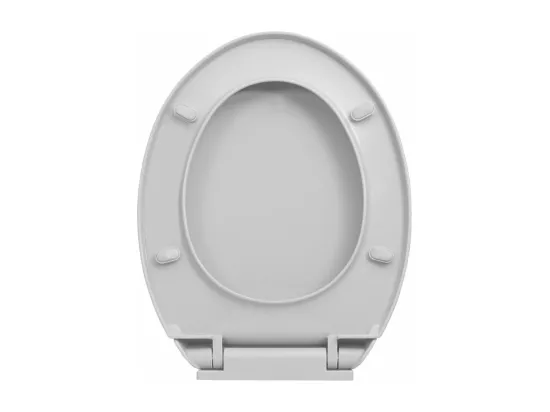 Siège de toilette abattant grise 46 x 34 x 34 cm 02_0002915