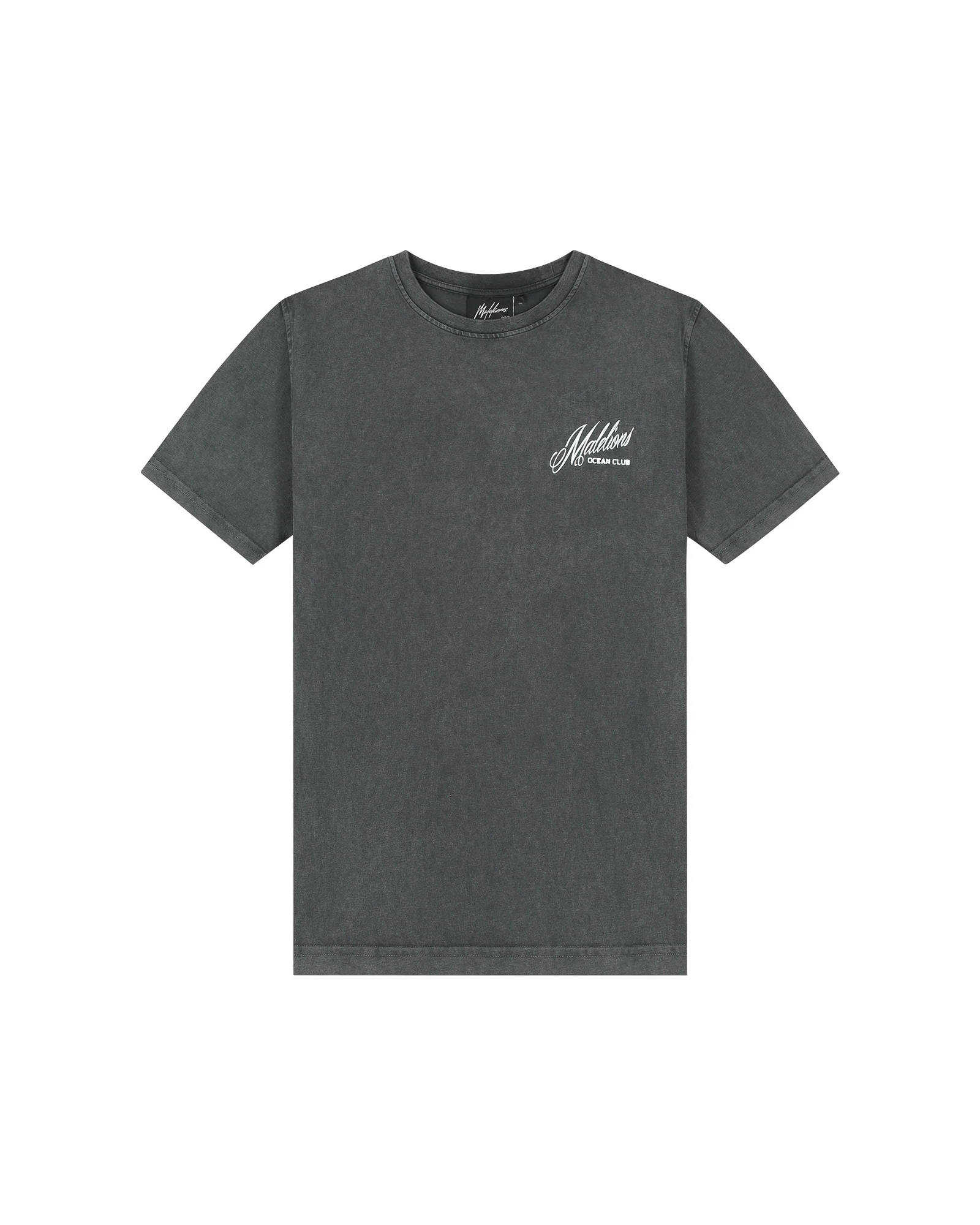 Malelions Junior Relaxed Yacht T-shirt Kids Donkergrijs