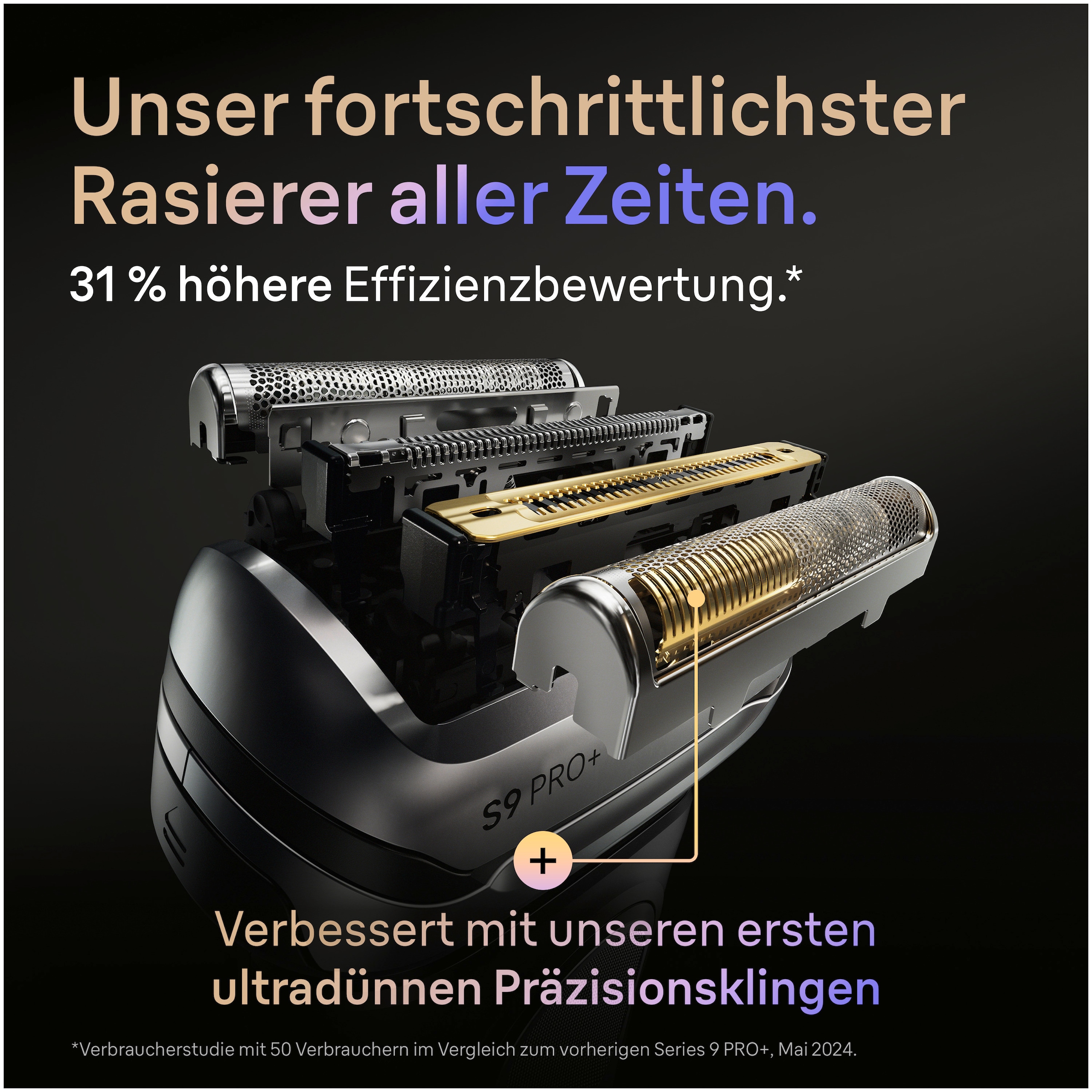Braun Elektrorasierer »Series 9 9625s« integrierter Präzisionstrimmer Pro-SensoAdapt, 5+1 ultradünne Präzisionsklingen, Ladeetui