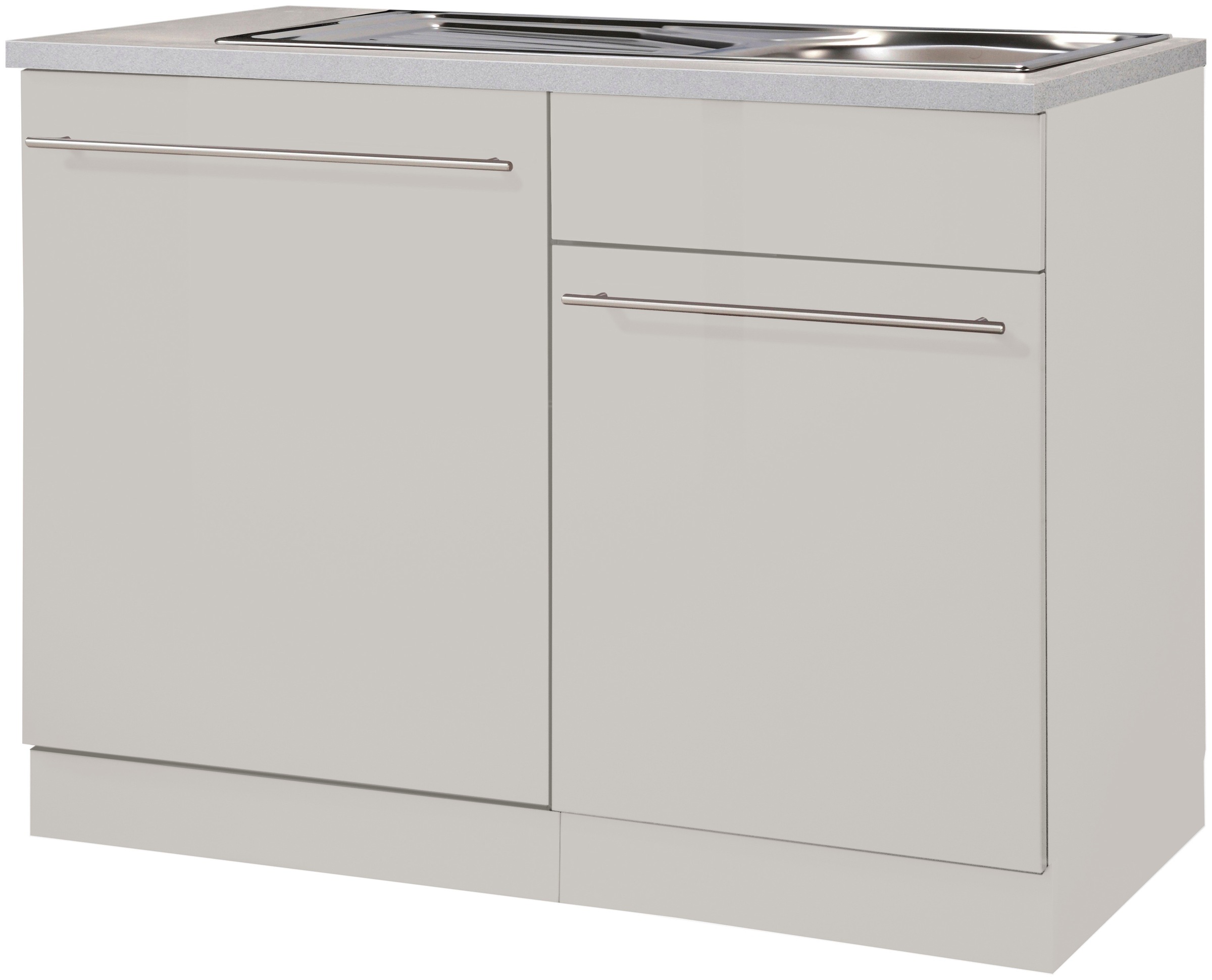 wiho Küchen Spülenschrank »Chicago« 110 cm breit, inkl. Tür/Sockel für Geschirrspüler