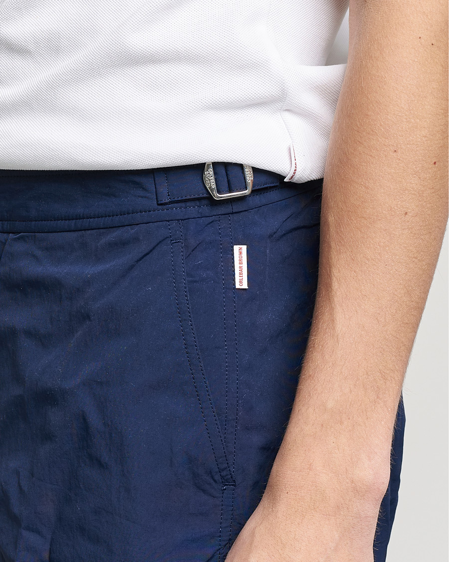 Orlebar Brown Dane III Long Leg Swim Shorts Navy