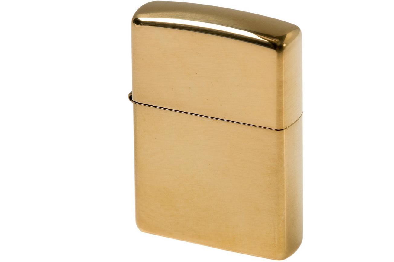 Zippo Classic 254B-001678, High Polish Brass, aansteker