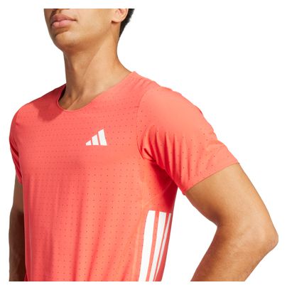 Maillot manches courtes adidas Adizero Rouge Homme