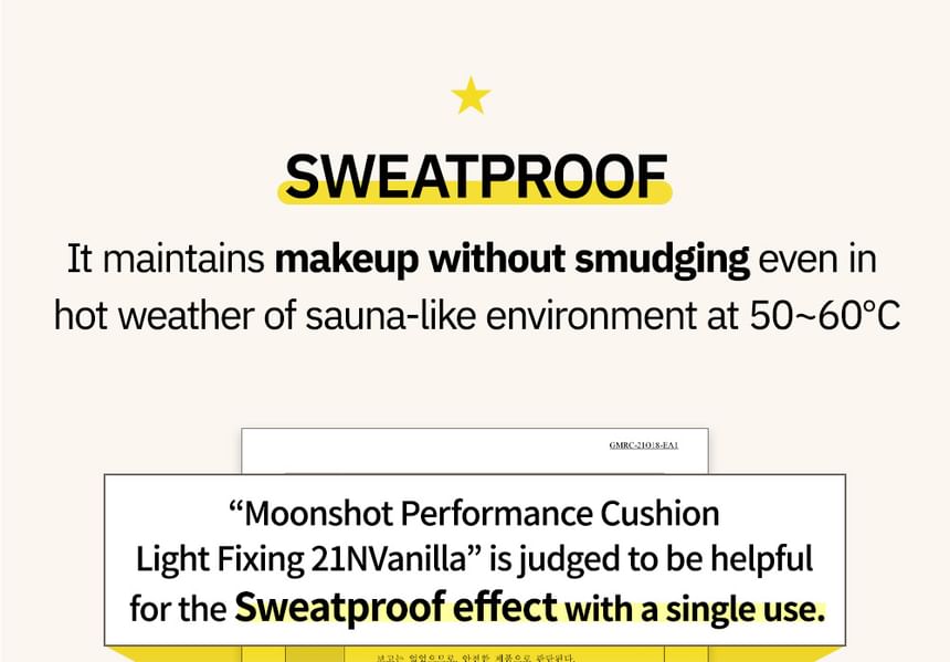 Moonshot - Performance Cushion Light Fixing - 6 kleuren