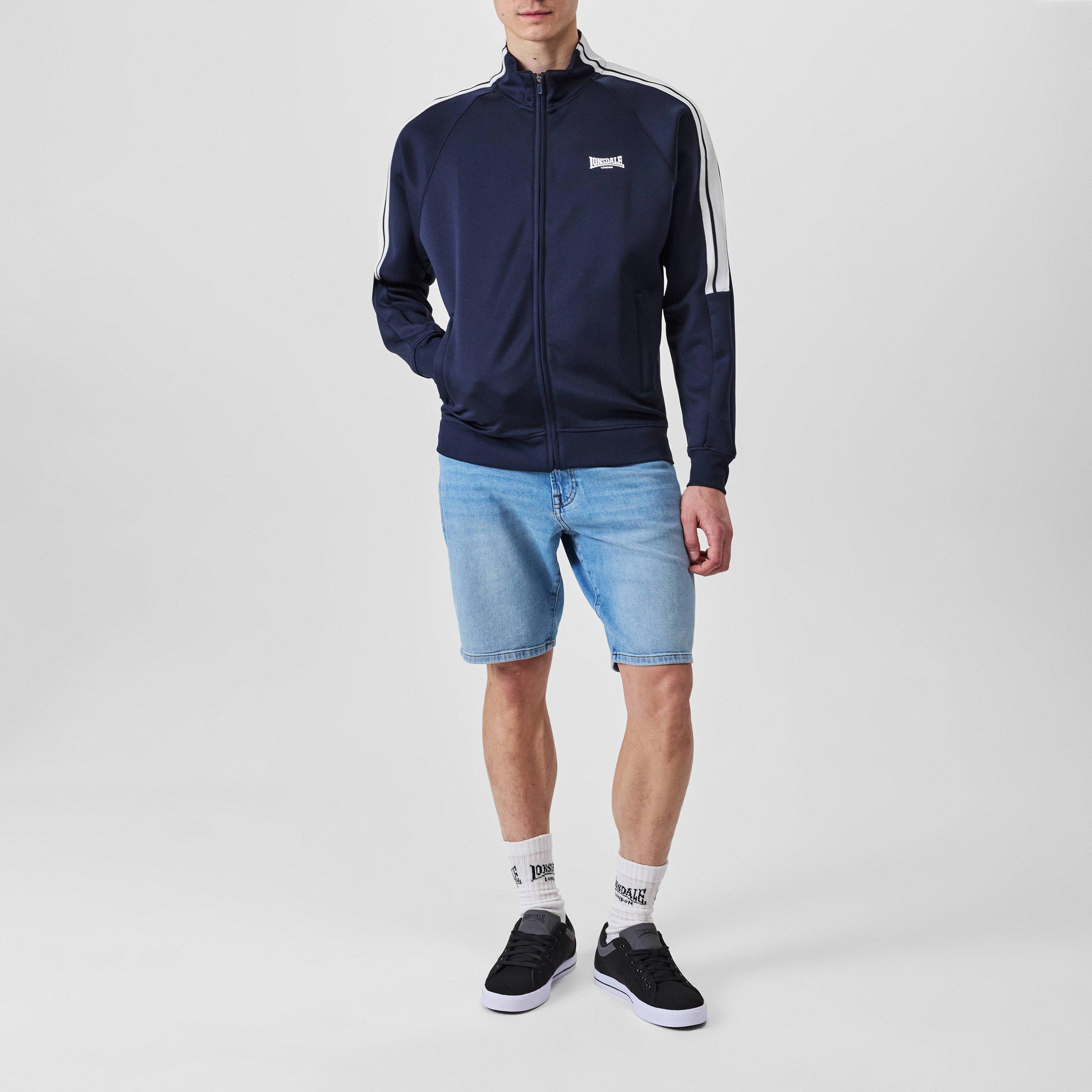 Lonsdale 2 Stripe Track Top