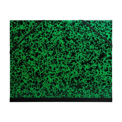 Exacompta - Carton à dessin à élastiques - 52 x 72 cm - vert