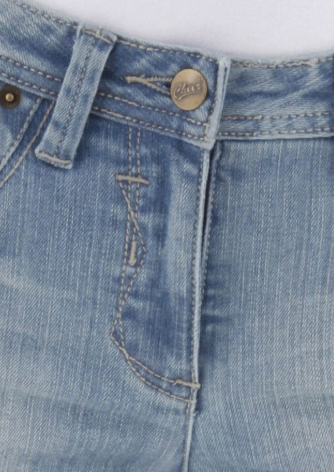 Aniston CASUAL Caprijeans in Used-Waschung