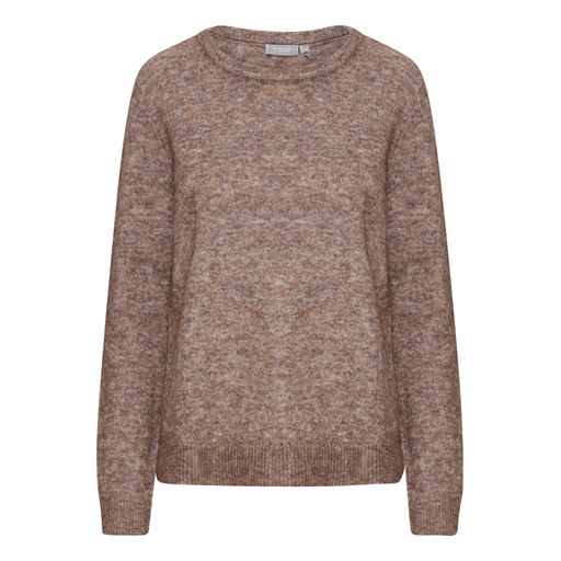 Fransa Langærmet Striktrøje, Tiger's Eye Melange, XL