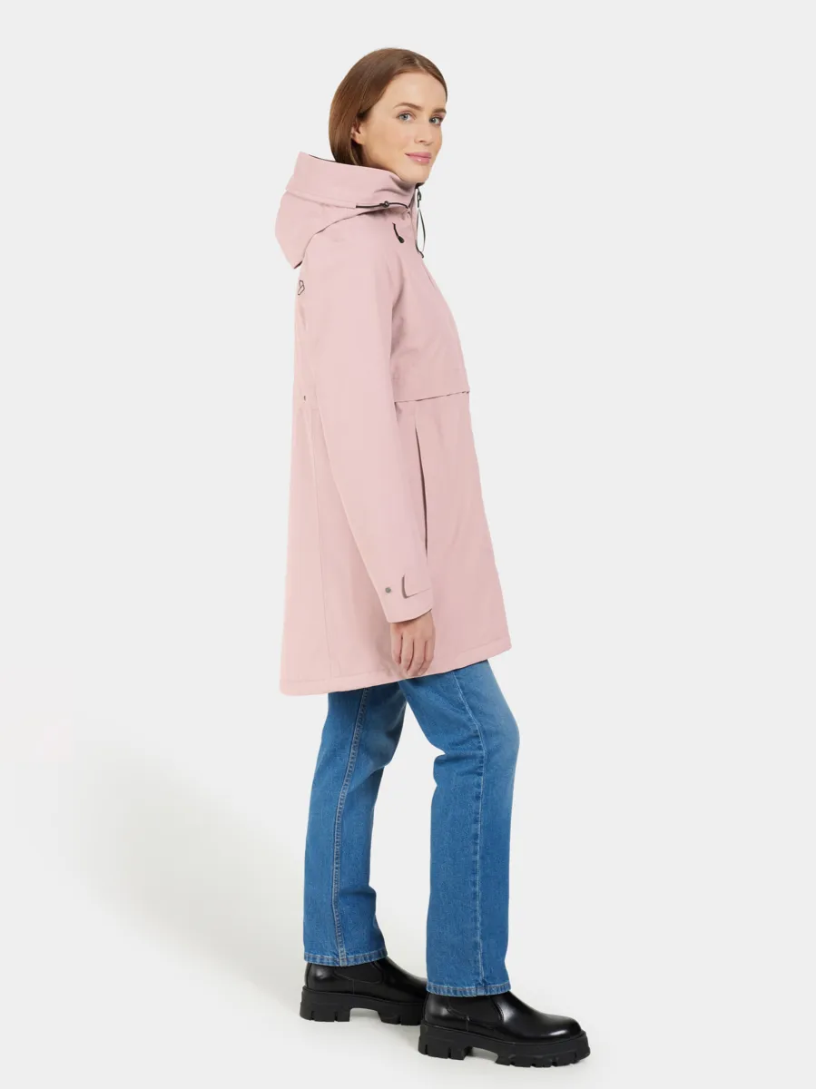 Didriksons Women's Helle Parka 5 Oyster Lilac