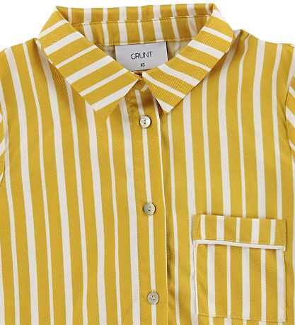 Grunt Bluse - Sofia - Gelg Gestreift