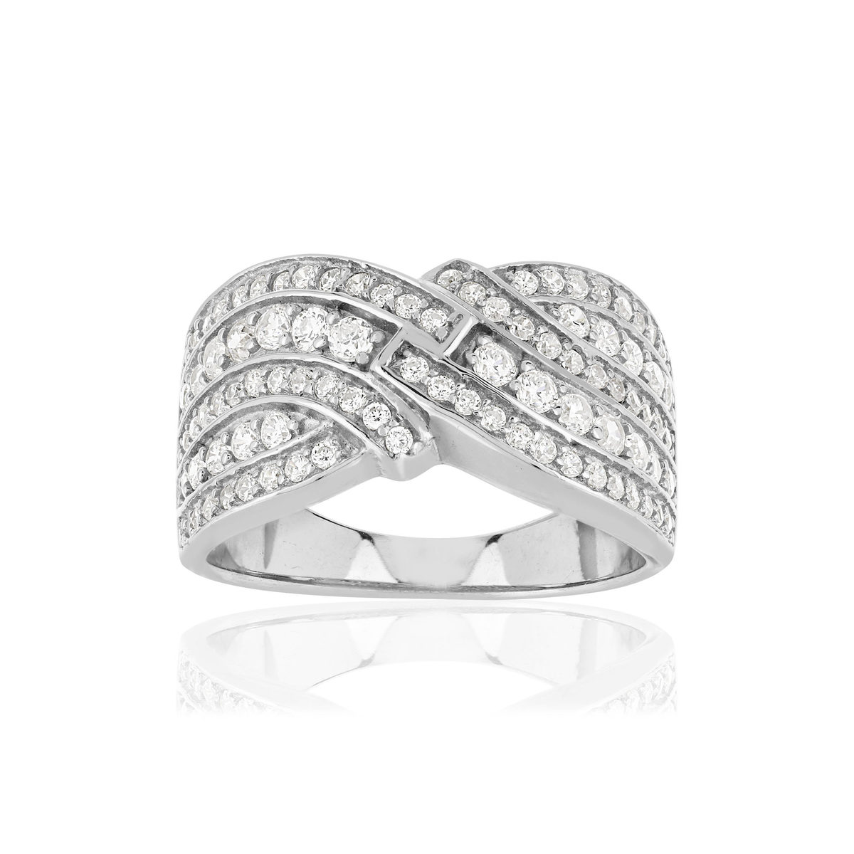 Bague argent 925 zirconias