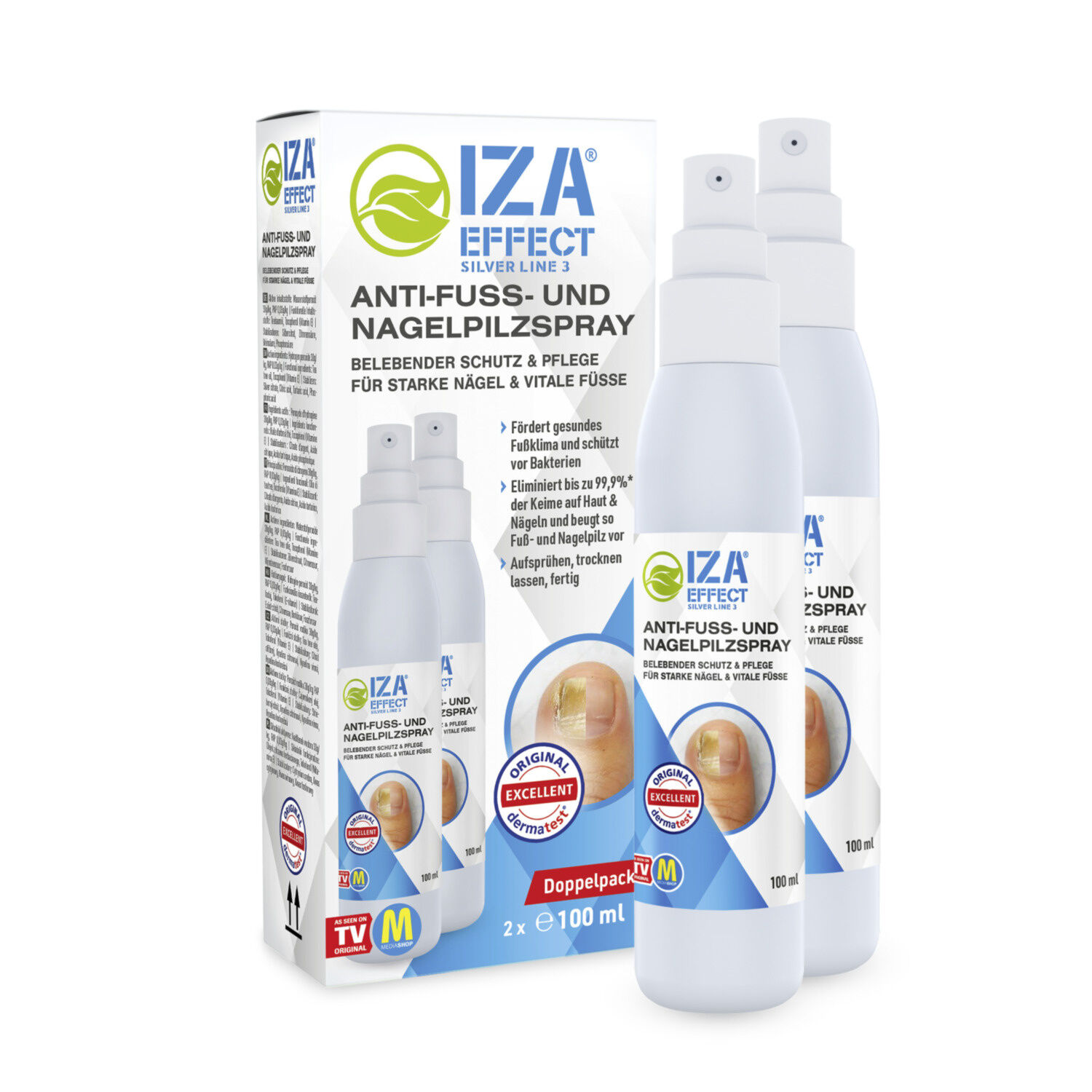 IZA Effect Fuss- und Nagelpilzspray Duo 2x100ml
