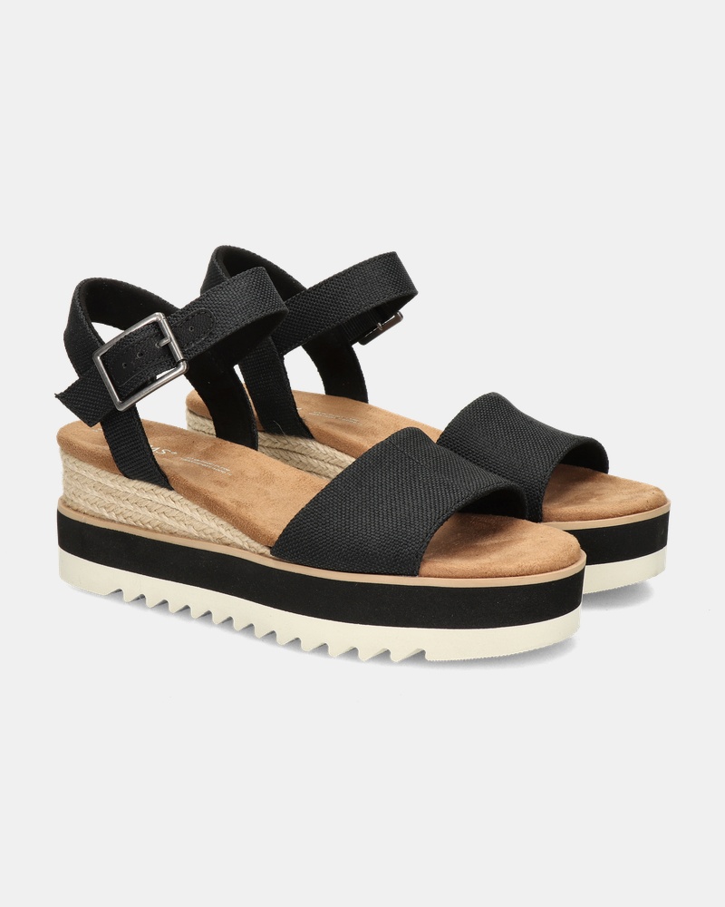 Toms Diana Sandalen  - zwart