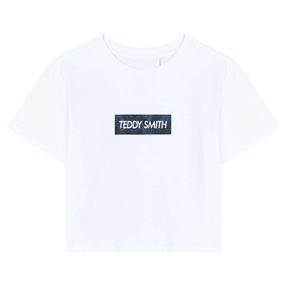 Teddy Smith T-shirt Blanc Femme Teddy Smith Supalm